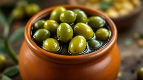 Olive verdi in salamoia