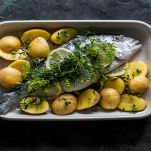 Orata in forno con patate