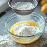 Farina nel composto del plumcake