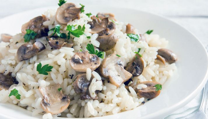 Risotto ai funghi champignon