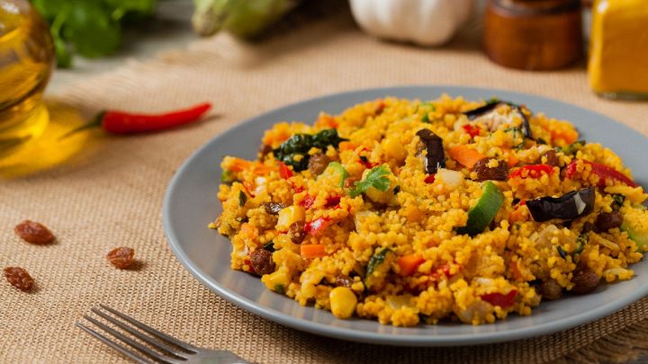 Cous cous vegetariano del Marocco