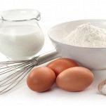 Uova, farina, latte