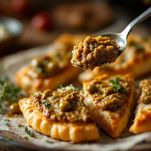 L'aggiunta del patè di olive