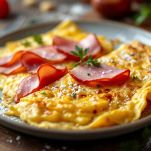 L'aggiunta del prosciutto e della provola