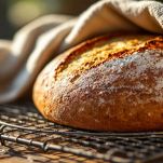 Pane con il lievito madre pronto