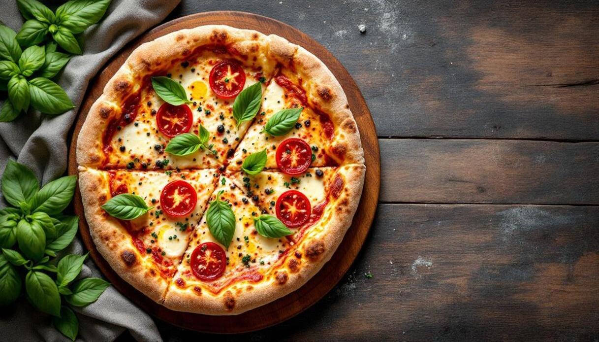Pizza con il lievito madre