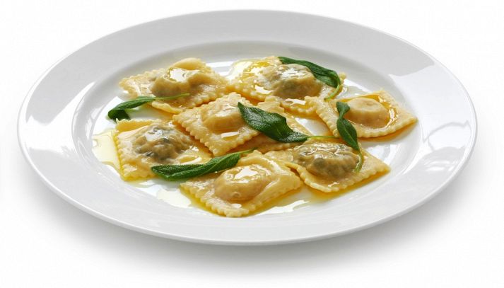 Ravioli ricotta e spinaci