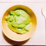 gelato verde all avocado