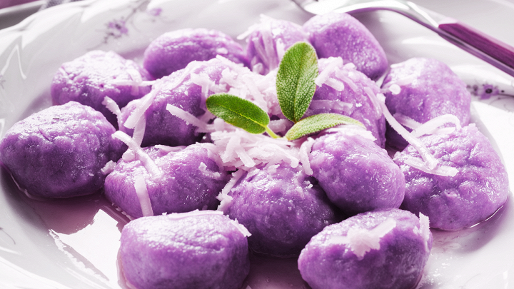 Gnocchi di patate viola