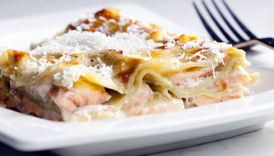 lasagne al salmone