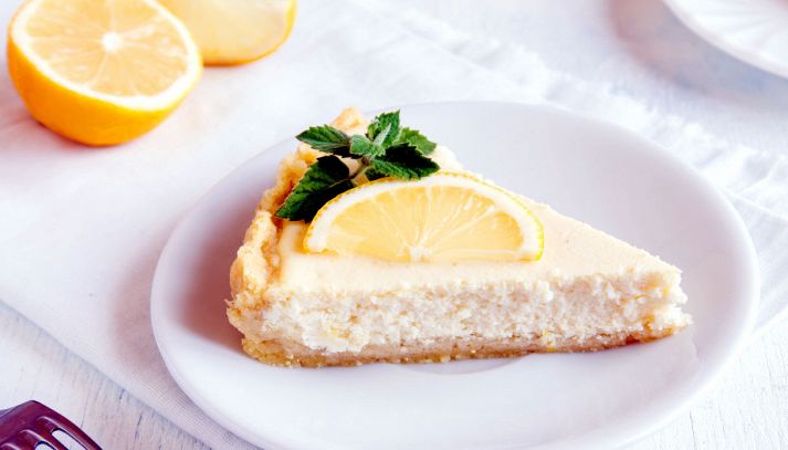 Cheesecake vegana al limone