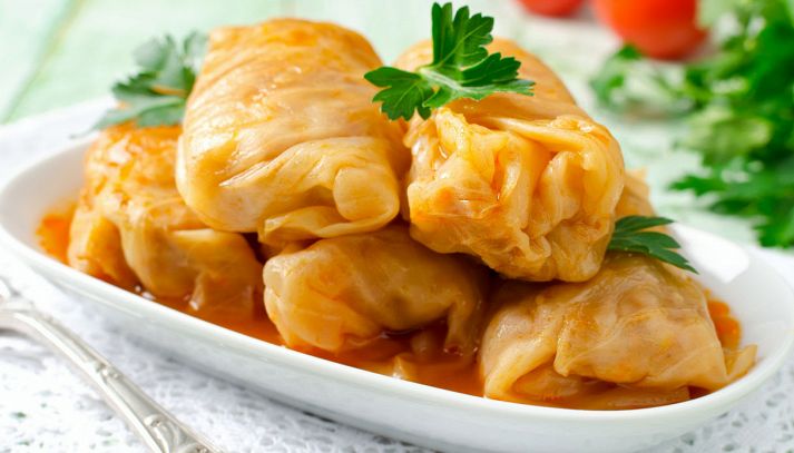 Involtini di verza con carne