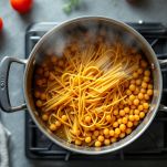 Aggiunta della pasta