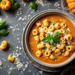 Minestra di zucca pronta