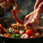 Carne nella minestra maritata