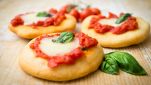 Pizzette rosse in padella