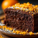 Torta arancia e cioccolato pronta