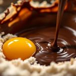 Crema di cioccolato nell'impasto