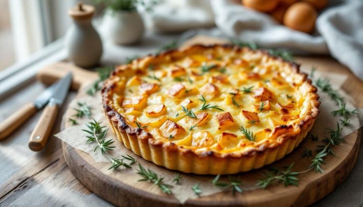 Torta salata con patate