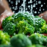 La pulitura dei broccoli