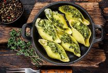 conchiglioni spinaci