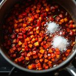 La cottura dei peperoni