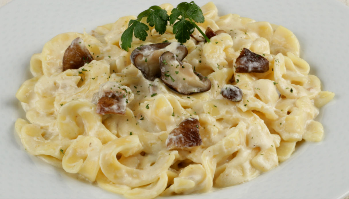 Pasta con funghi e carne macinata - Le ricette di Che Preparo!