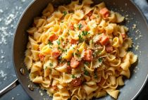 Farfalle al salmone con panna