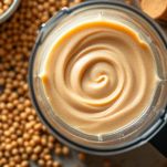 purè di soia frullata