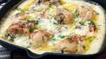 Bocconcini di pollo cremosi al latte