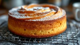 Torta soffice con zucchero a velo