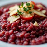 Risotto al vino rosso pronto