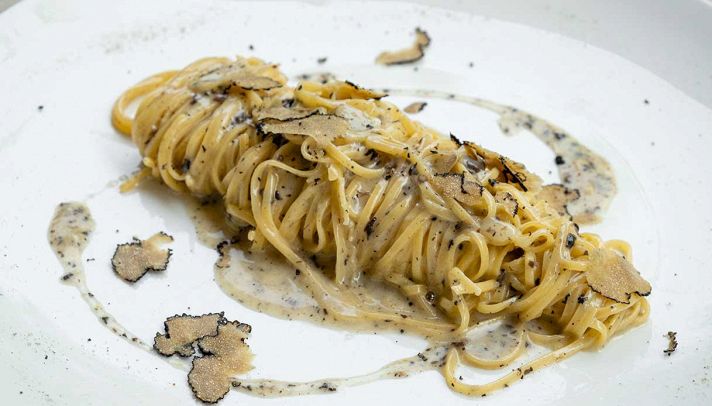 Tartufo bianco con tagliolini