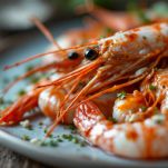 gamberoni al guazzetto con spezie