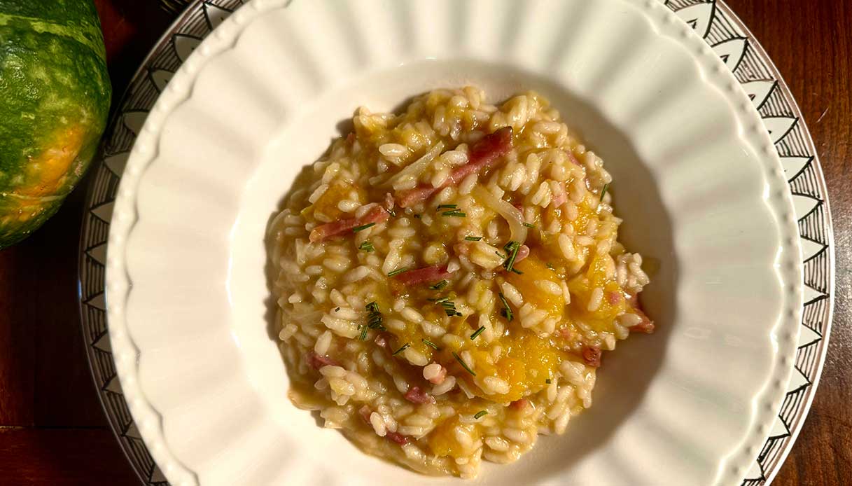 BeliceWeb.it - Risotto alla zucca e speck