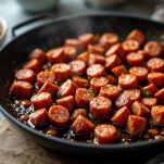 Pasta con broccoli e salsiccia