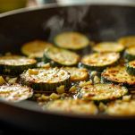 La preparazione delle zucchine