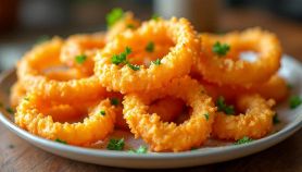 cipolle fritte pronte da gustare