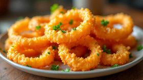 cipolle fritte pronte da gustare