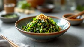 Insalata di alghe goma wakame