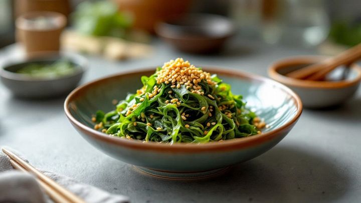 Insalata di alghe goma wakame