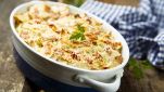 Lasagne bianche prosciutto e piselli