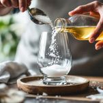 L'aggiunta dell'aceto di mele