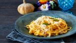 Pasta con fiori di zucca