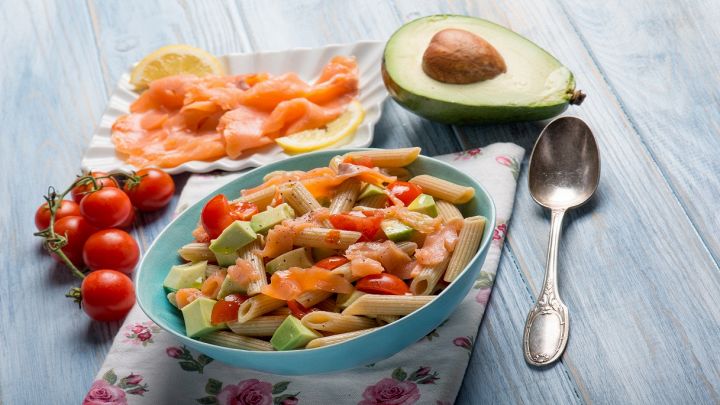 Pasta fredda con avocado