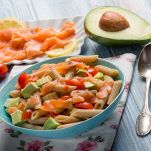 Pasta fredda con avocado