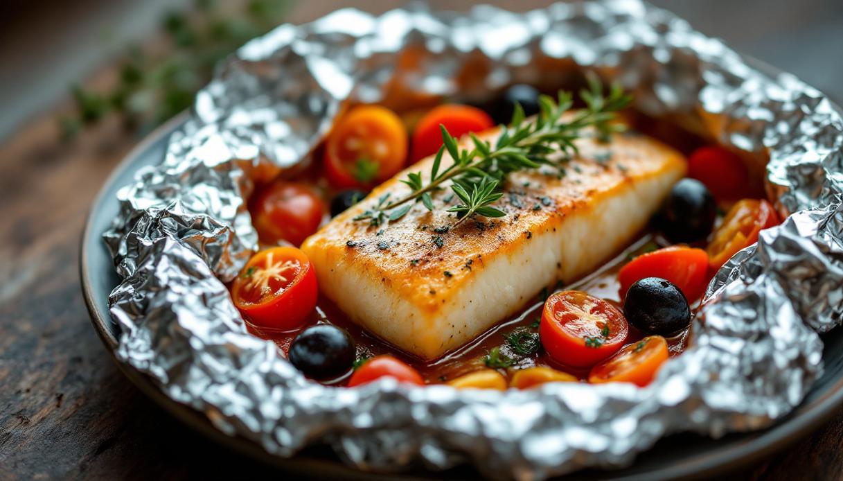 Pesce spada al cartoccio