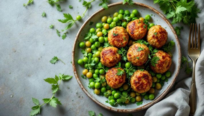 Polpette di piselli