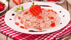 Risotto alle fragole con aceto balsamico