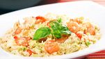 Cous cous con gamberi e pistacchi